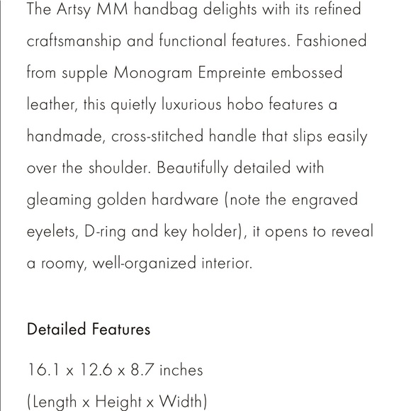 ✨HOST PICK✨Louis Vuitton Artsy MM - Picture 14 of 15